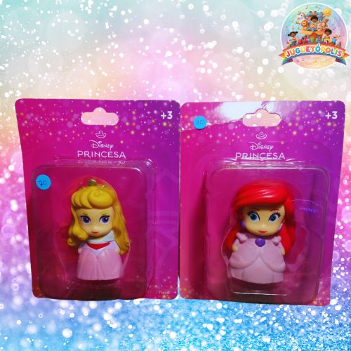 FIGURAS MINI DE PRINCESAS ARIEL Y AURORA